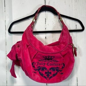 Vintage Juicy Couture Y2k Velour Shoulder Bag